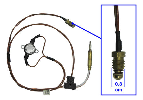 Longvie Original Thermocouple 1 Sensor for Water Heater 6