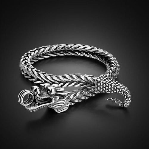 Viking Dragon Chained Bracelet 22cm Length 2