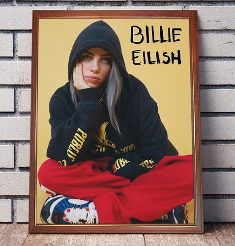 Cafoot Billie Eilish Framed Poster Ready to Hang 0