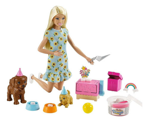 Barbie Puppy Party Doll with Pet Puppies and Accessories 1