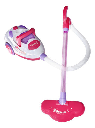 Toy Vacuum Cleaner with Light and Sound, Truly Sucks, Pink, 10047 3