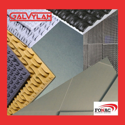 FONAC Pro Acoustic Panel 35mm 120x60 Sound Absorbing Plate 9