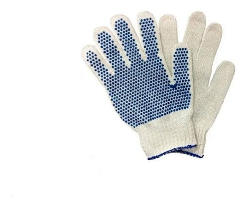 Blue Mottled Gloves - Set of 6 Pairs 0