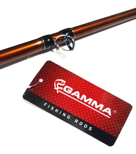 Gamma Brown River Fishing Rod 15/30 Lbs 2.1m 1 Section, Graphite, With Trigger 2