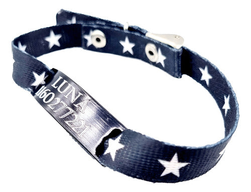 Medallas para perros Chapita Gato Pasador Negro + Collar 1 Cm Estampado Star 0