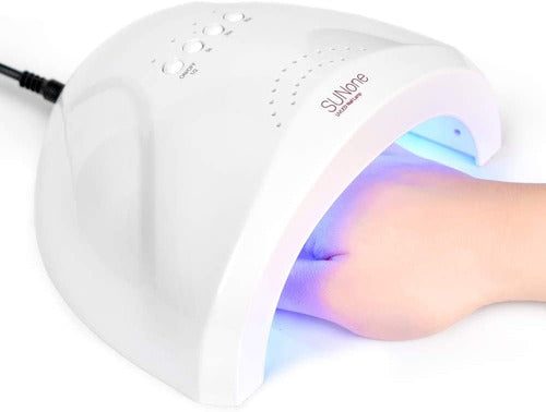 Modacity UV LED Nail Lamp 48 Watts + 7 Polishes & Accessories - Gel/Acrylic Compatible 3