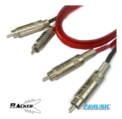 Cable Audio Racker-sm Ap-828 2 Rca/2 Rca 1.5m Liq# Prm 1