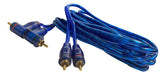 Cable Rca Audio 5 Metros Puntas 90° Grados Blauline Kta 1