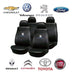 Max Tuning Adjustable Seat Covers with Embroidered Logo for Peugeot 205, 206, 306, 405 0