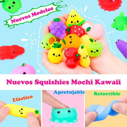 Tongleyuan 32 Squishy Mochi Animals Anti-Stress Random C/ Kawaii Bag 1