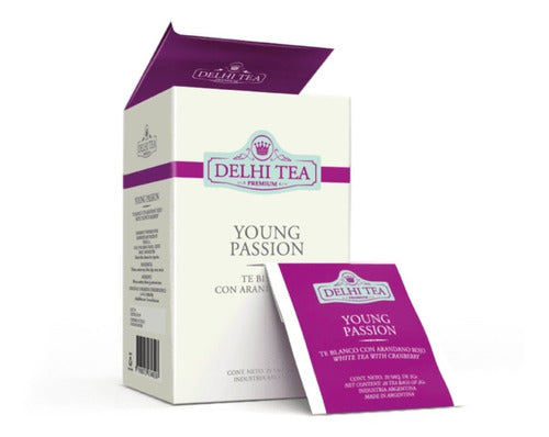 Delhi Tea Young Passion Delhi Tea 20 Sachets - X3 Boxes 1