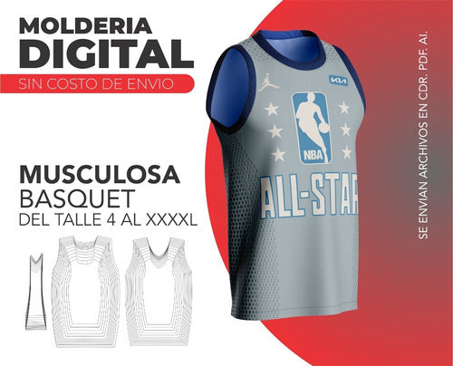 El Chango Molderia Digital Musculosa Con Lateral 0