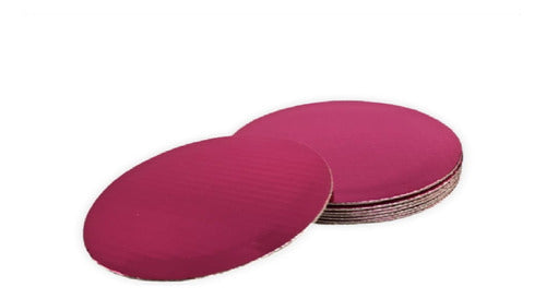 ALPRIN Fuchsia Cake Base Discs 10cm x 40 Units 0