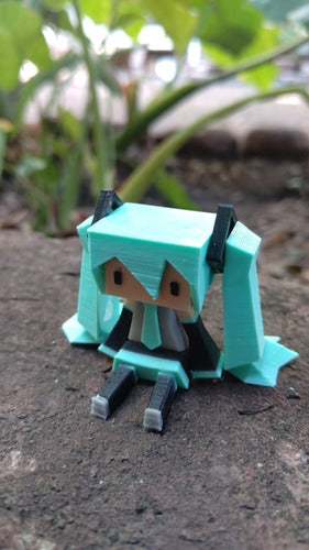 PIXELADOS Hatsune Miku Vocaloid 3D Printed Figure 1