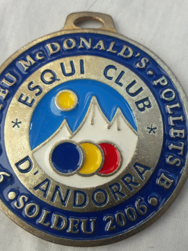 Medalla Trofeo Mc Donalds Cub Esqui Andorra 2006 3