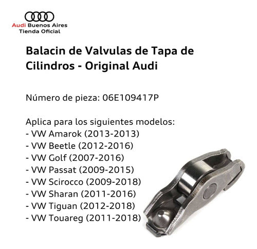 Audi Balacin Válvulas De Tapa De Cilindros Volkswagen Sharan 1995 3