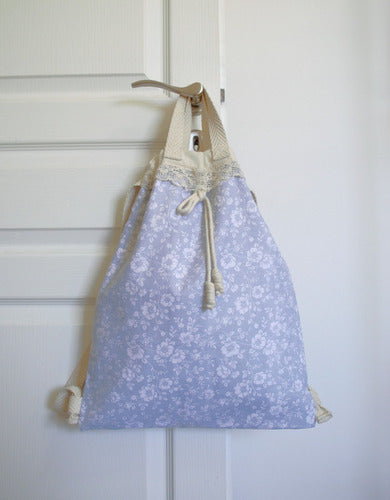 Handbag Backpack Made of Fabric - Convertible to Handbag Purse 1