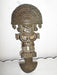 Antiguo Adorno De Bronce Totem Tupo Peruano 27 Cm Alto 1