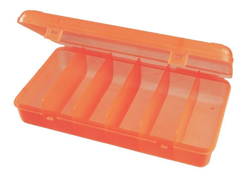 SM Fishing Organizer Box with 6 Compartments 20x11x4cm 0