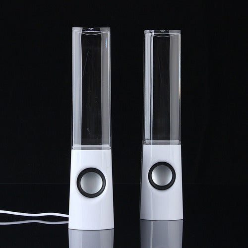 Dancing Water Speakers - 2 X LED Light Water Rhythm Speakers 2