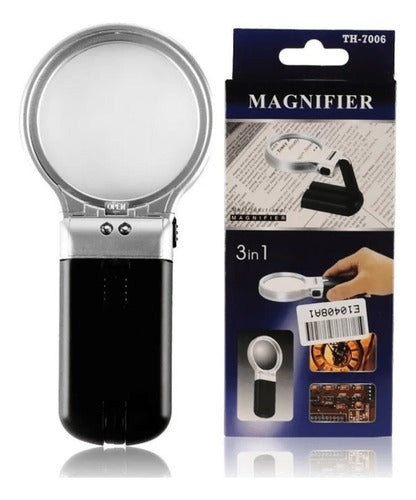 Portable Multifunctional Magnifying Glass with LED Light and Adjustable Angle 2