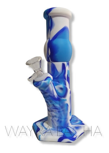 WAYRA PACHA Silicone Bong with Glass Ice Catcher 7