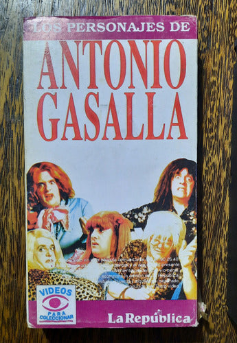 Video Vhs Los Personajes De Antonio Gasalla Humor 1