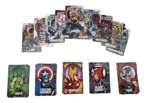 Tapimovil Juego Mesa Avengers Atrapa Villanos Cartas Naipes Marvel 1