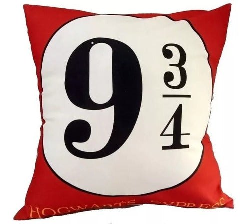 Combo Harry Potter Platform 9 3/4 Cushion + Ticket + Patch 0