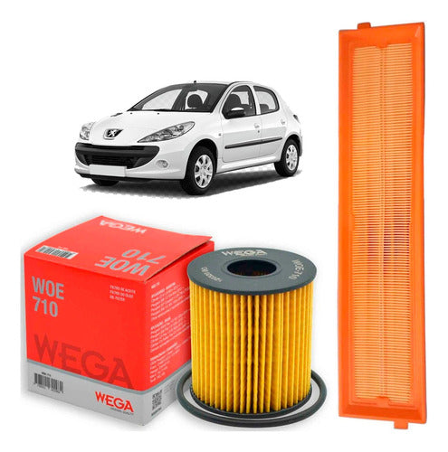 Wega Kit Filtros Aire Y Aceite Peugeot C4 - 307 - 207 Compact 1.6 0