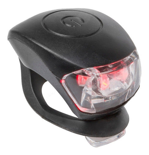 Par De Luz Led Silicona P/bici M-wave Cobra Iv,3 Func - 0630 1