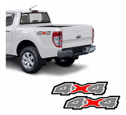 Decals 4x4 Ford Ranger 2019 - 2020 Set of 2 Units 1