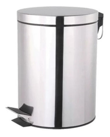 Hudson Stainless Steel Waste Basket 12 Liters Kitchen 0