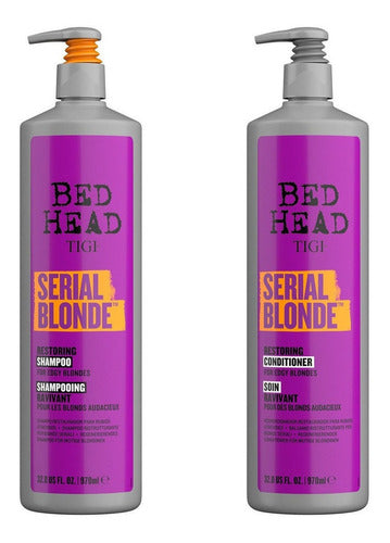 Tigi Bed Head Serial Blonde Shampoo + Conditioner 970ml 0