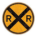 Cruce De Ferrocarril De Estilo Vintage 12 Signo Redondo De M 0