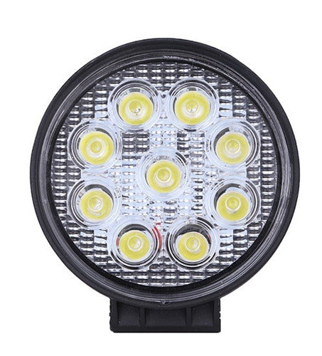 Faro Auxiliar Led De Alta Potencia 27w Redonda 2