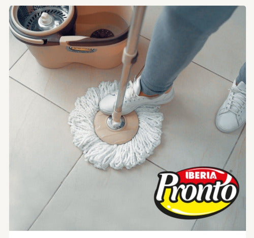 Iberia Pronto Turbo Matic Centrifugal Spin Mop with Removable Drum 7