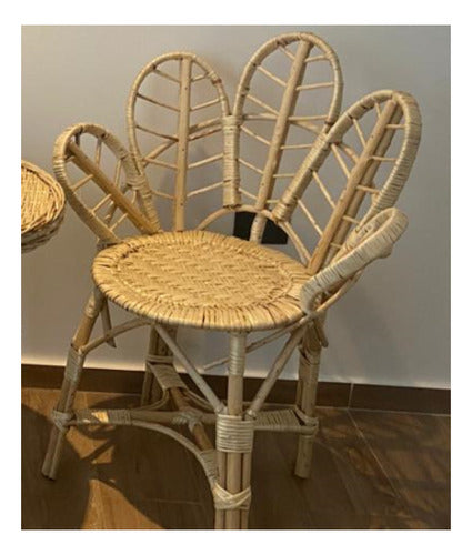 NIDO Deco Flower Rattan Chair Excellent Quality 1