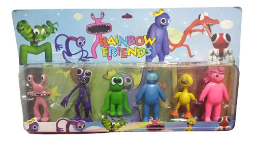 Spider-Man Set of 6 Rainbow Friends Dolls - Blue, Red, and More 3