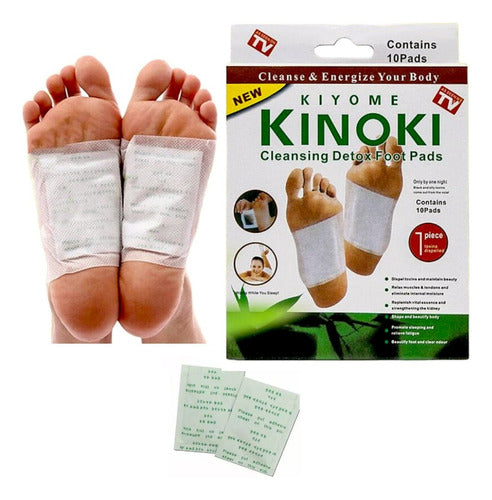 50 Parches Pies Desintox Kinoki 100% Natural 0