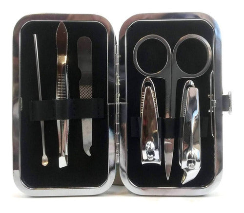 Trendy Manicure Set 6 Pieces Cutters Scissors file Tweezers 3