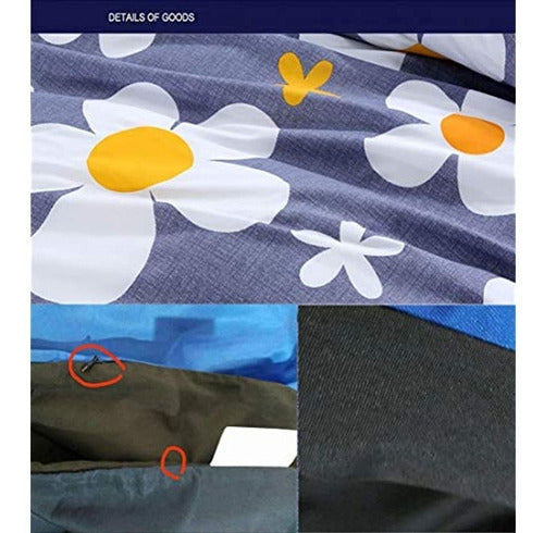 Juego De Ropa De Cama Suave De 3 Piezas Con Estampado De Pel 1