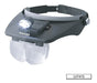 Hands-Free Triple LED Light Binocular Magnifying Glass LV7470 Galileo 0