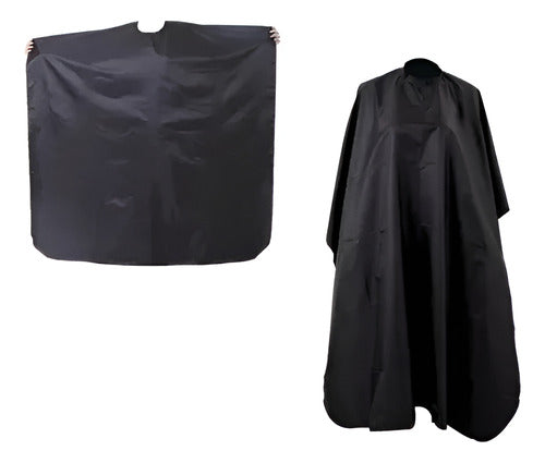 SP DISTRIBUIDORA Hairdressing Cutting Cape - Plastic Plain Color Options with Velcro 3