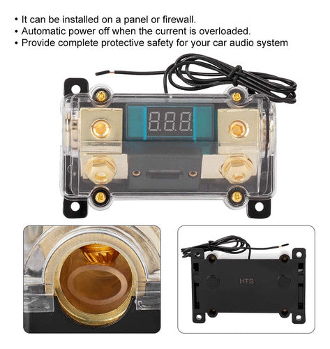 Kimiss Soporte De Fusibles De Energa Para Coche, Bloque De F 3