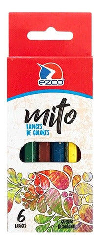 Ezco Mito Short Colored Pencils X6 19 Boxes 0