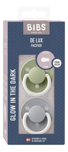 BIBS De Lux Night Pacifiers X 2 - Glow in the Dark 3