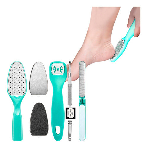 8-Piece Foot Pedicure Tool Set with Files, Nail Clippers, Callus Remover, and More 5