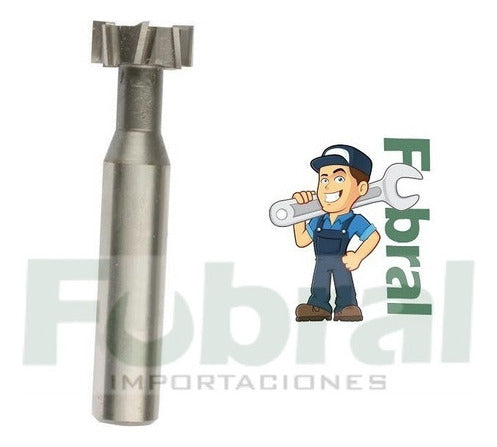 Fresa T-631 Metal Diámetro 32mm Alto 14mm Recta Fubral 1