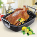 Cook N Home Non-Stick Roaster with Rack, 17x13-Inches 2